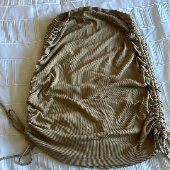 preloved Princess Poly Ruched skirt. Adjustable drawstring ties. Size M - Picture 1 of 4